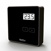 Термостат комнатный беспроводной TECH R-8b черный